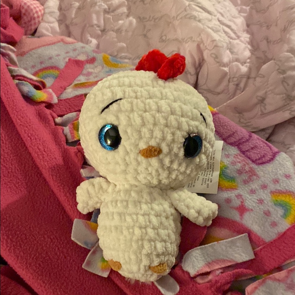 crocheted chicken little